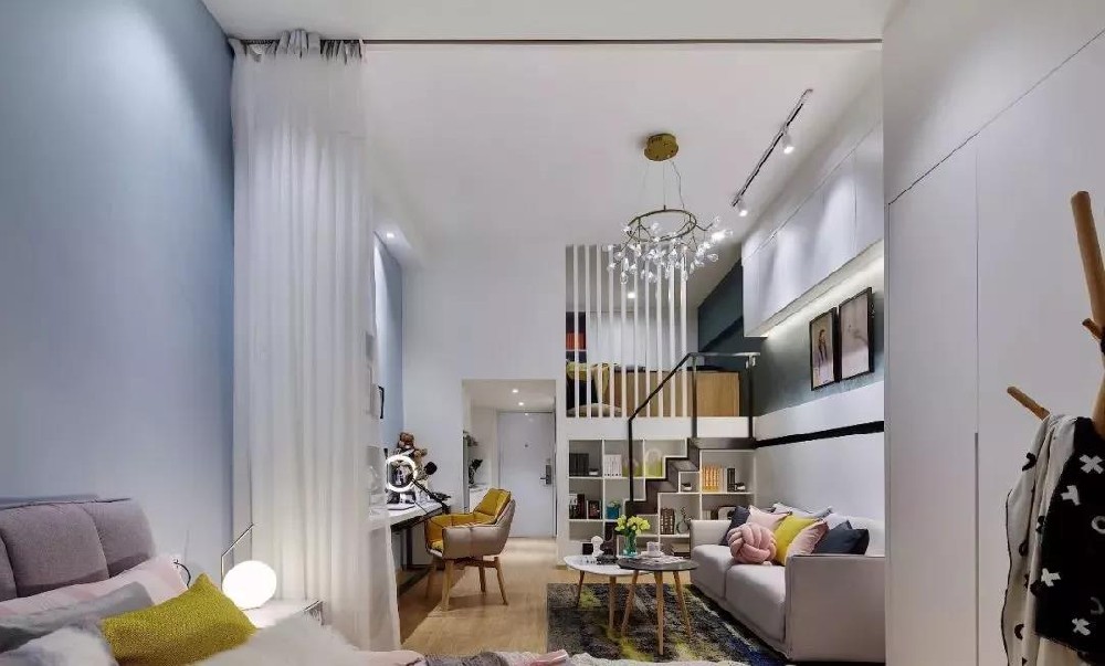 51平的小戶型loft，利用層高做二居室，緊湊卻實(shí)用